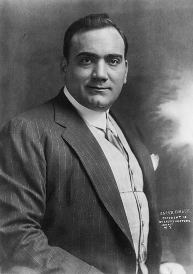 Enrico Caruso Italian Tenor 1873 1921 History of the Tenor